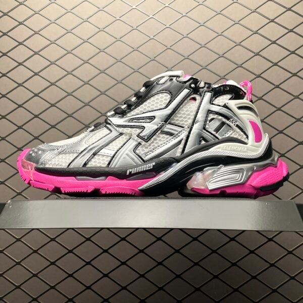 BAL Track 3 38 Silver/Pink - Sneakers