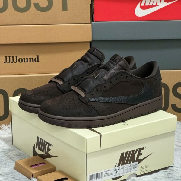 NK Air Jordan 1 Low Travis Scott Black - Sneakers