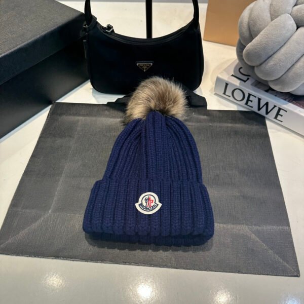 MCL Pom Pom Beanie Navy - Hat