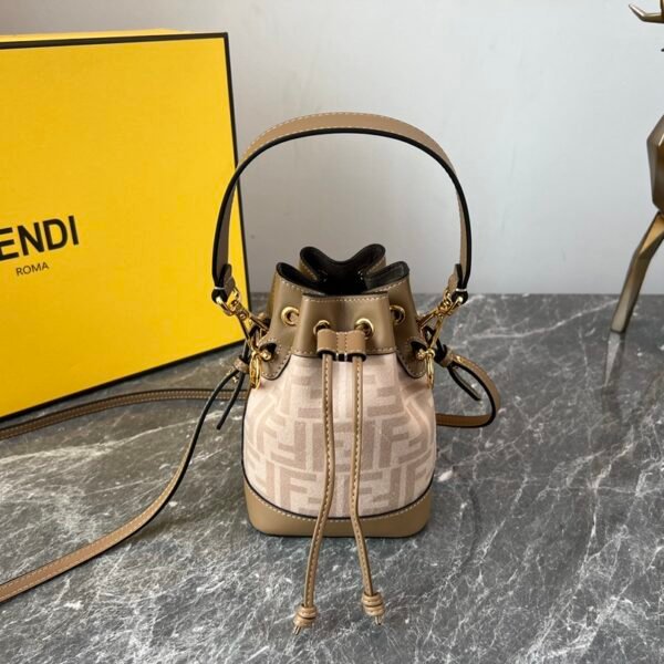FD Mon Tresor Mini Beige Canvas - Bag