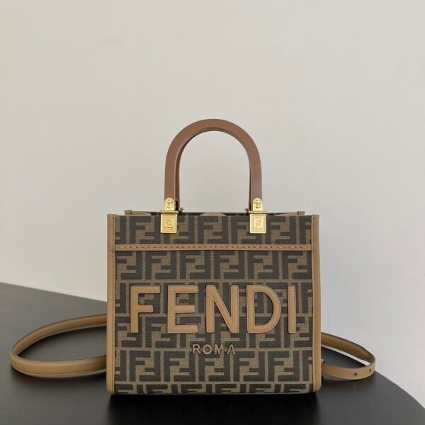 FD Sunshine Shopper Small FF Canvas - Bag