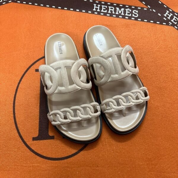 HM Oran Sandals Beige Suede - Sandals