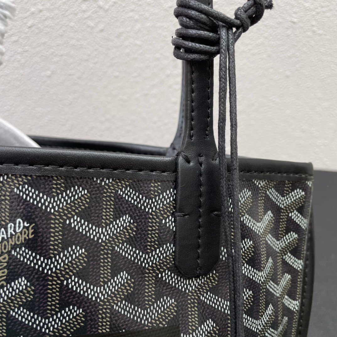 GYD Anjou Mini Black Monogram - Bag - Image 7