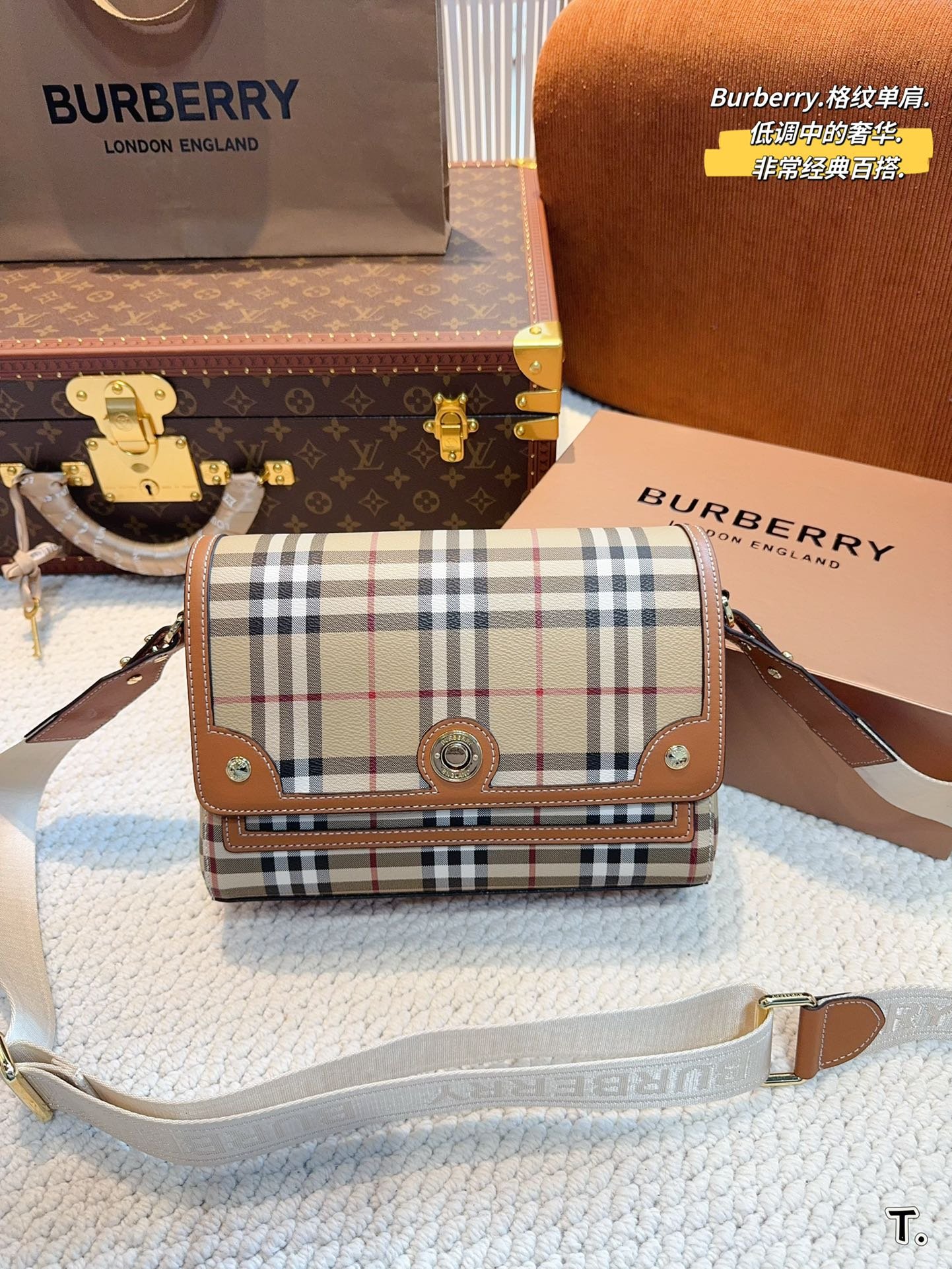 BBR TB Bag Vintage Check - Bag