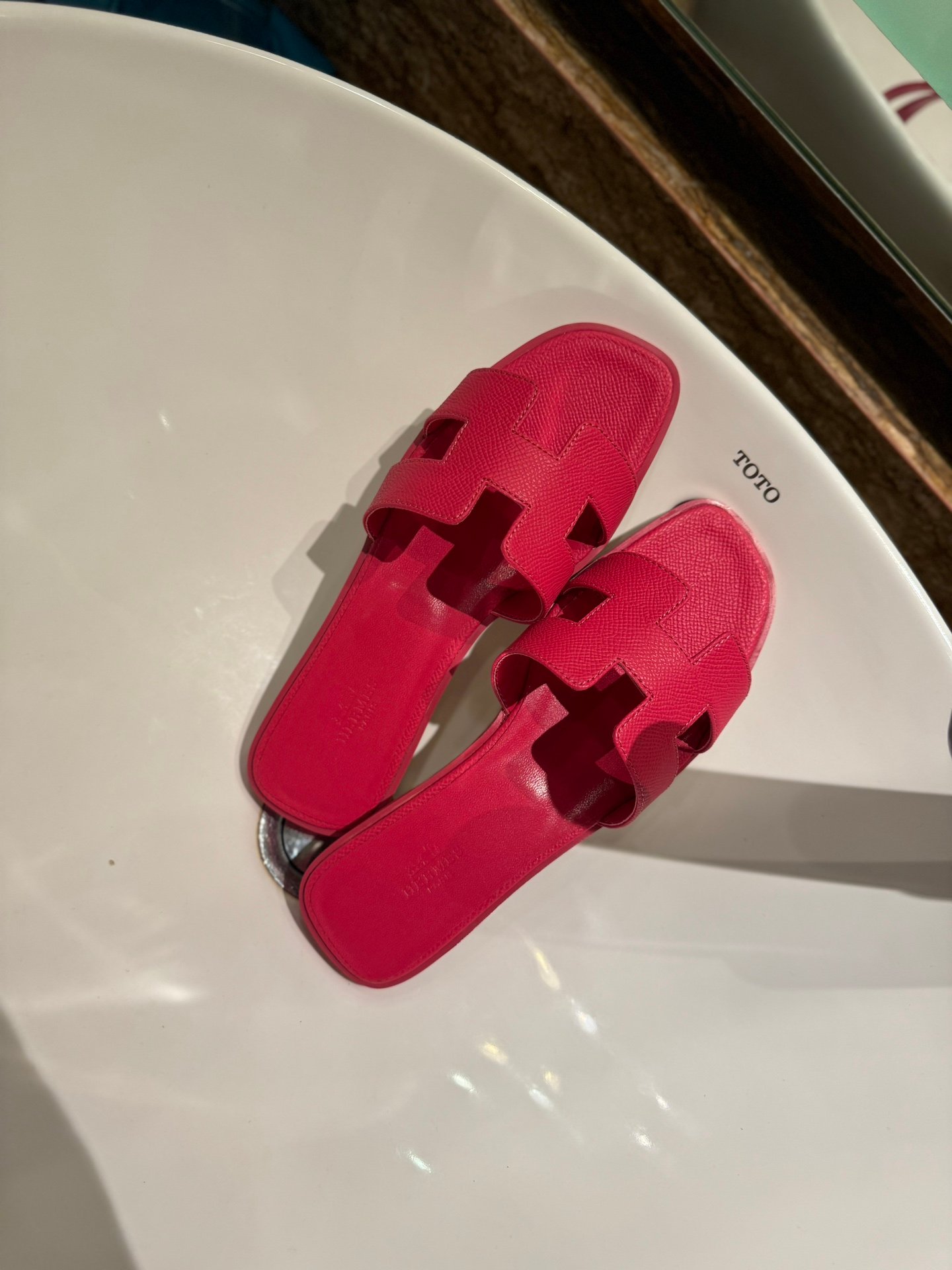 HM Oran Sandals Pink Leather - Sandals - Image 6