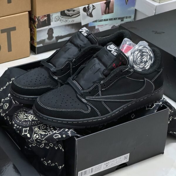 NK Air Jordan 1 Low OG Travis Scott Black - Sneakers
