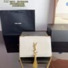 YSL Kate Tassel Small White Croc Embossed Leather - Bag