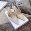 CD J'ACD Slingback Pump Pink Fabric - Heels