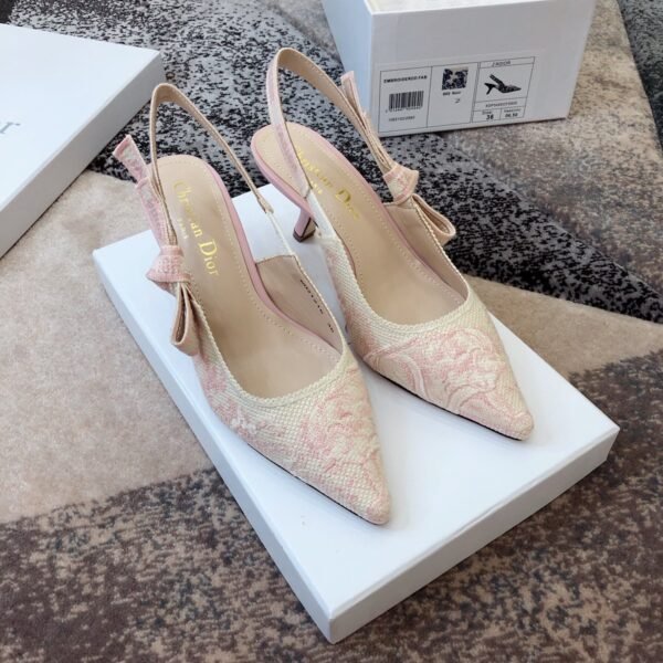 CD J'ACD Slingback Pump Pink Fabric - Heels