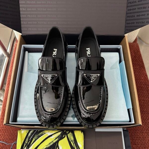 PR Brushed Leather Loafers - Shoes