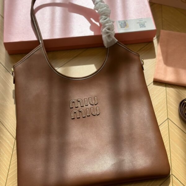 MIU Arcadie Brown Leather - Bag