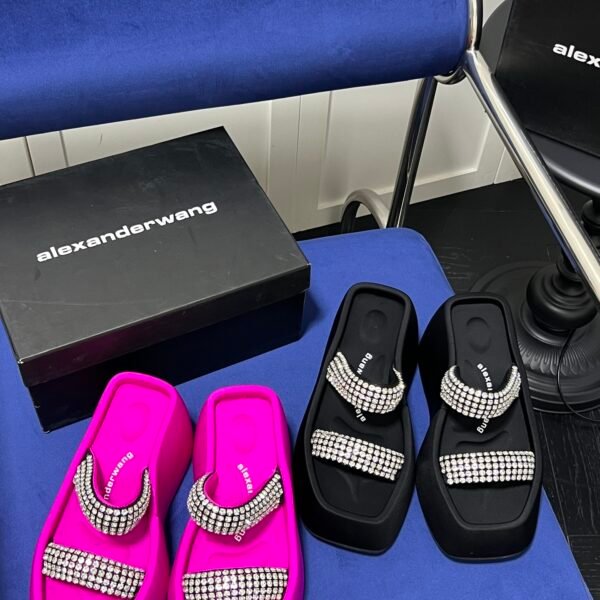 AW Heiress Crystal Embellished Sandals - Sandals