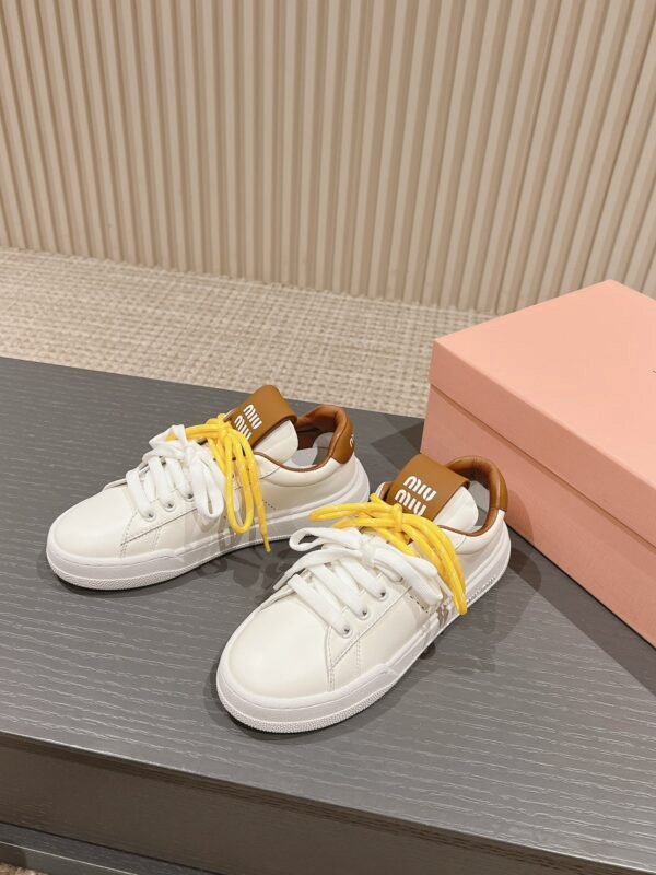 MIU Lace-Up Sneakers – Baskets – Rouge