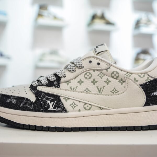 NK Air Jordan 1 Low LV Custom - Sneakers