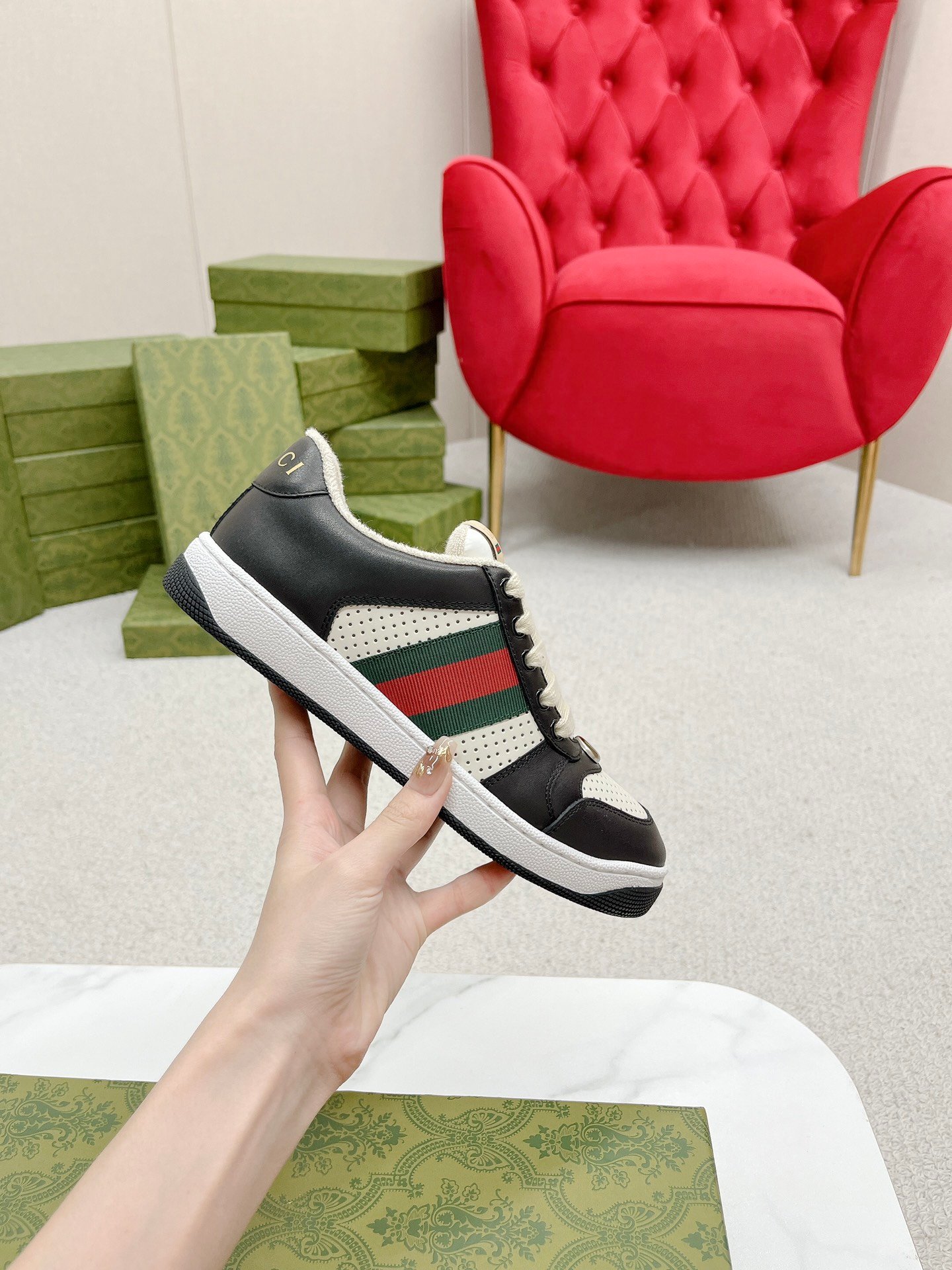 GG Screener Black/White - Sneakers - Image 4