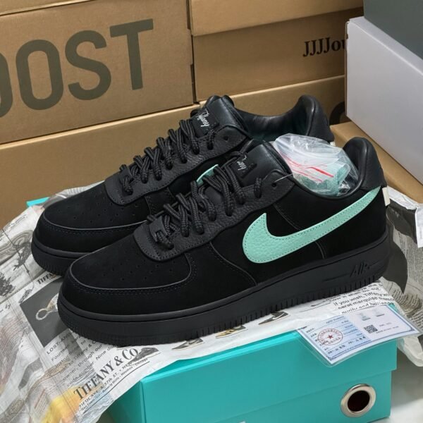 NK Air Force 1 Low Tiffany & Co. 42 Black/Teal - Sneakers