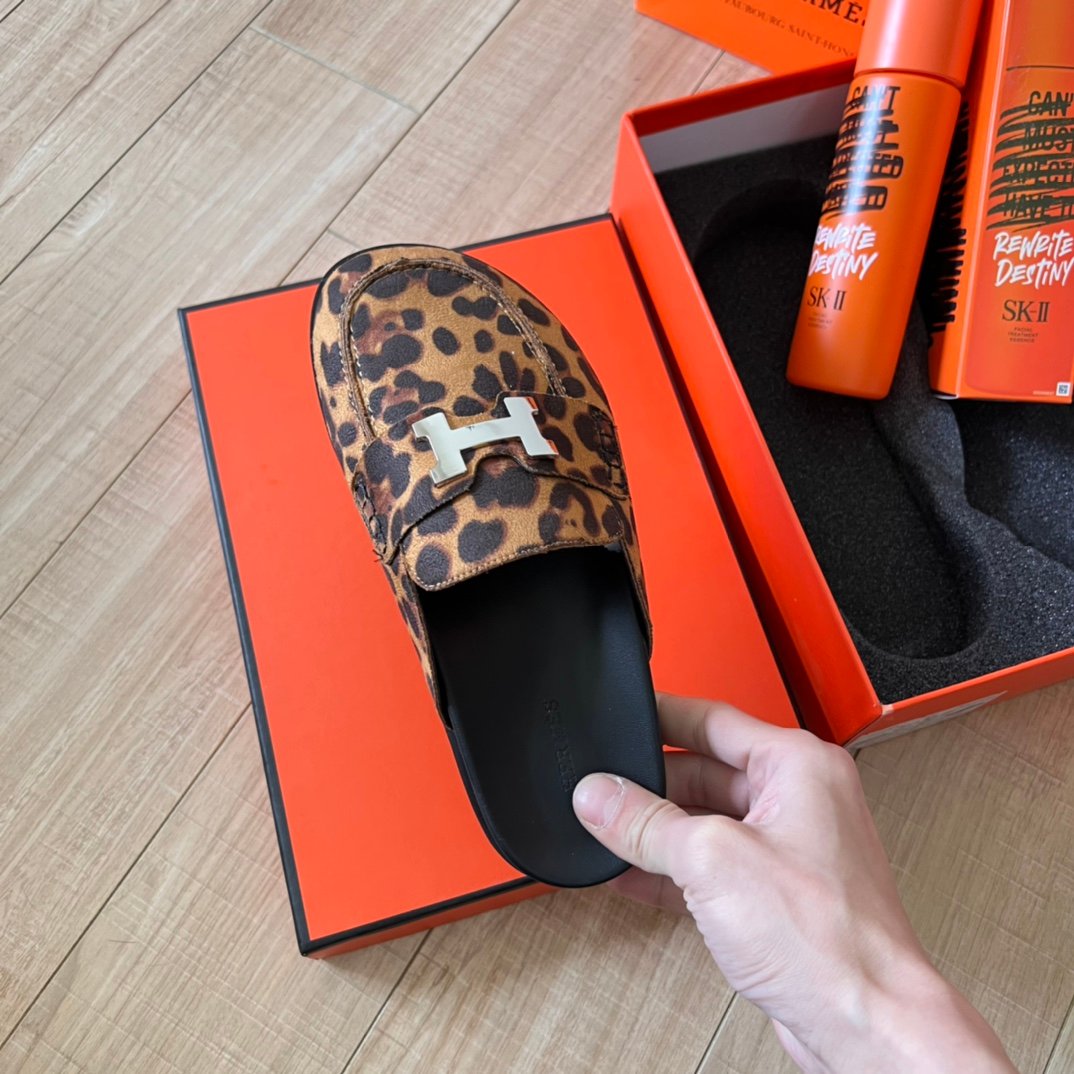 HM Oran Sandals Leopard Print - Slides - Image 6