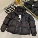 CD Oblique Puffer Jacket Black Oblique – Jacket