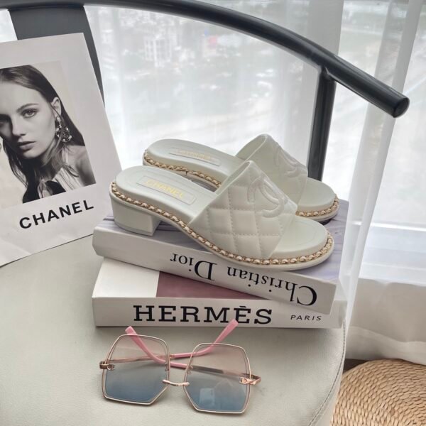 CC Quilted Slides White - Slides