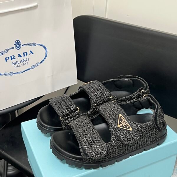 PR Raffia Sandals - Sandals
