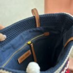 MIU Crochet Stripe Tote – Bag