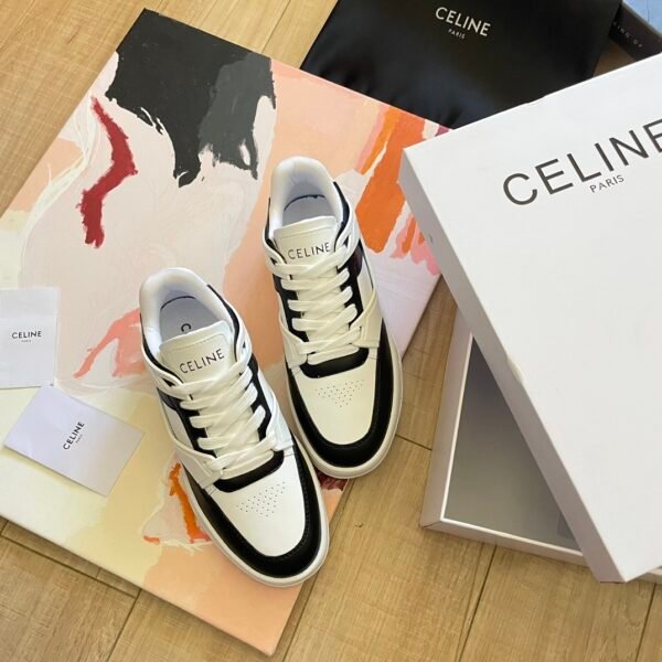 CEL CT-02 Low White/Black Leather - Sneakers