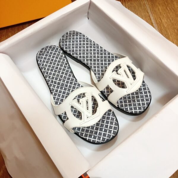 LV Paseo Flat Comfort Sandal White Monogram Canvas - Sandals