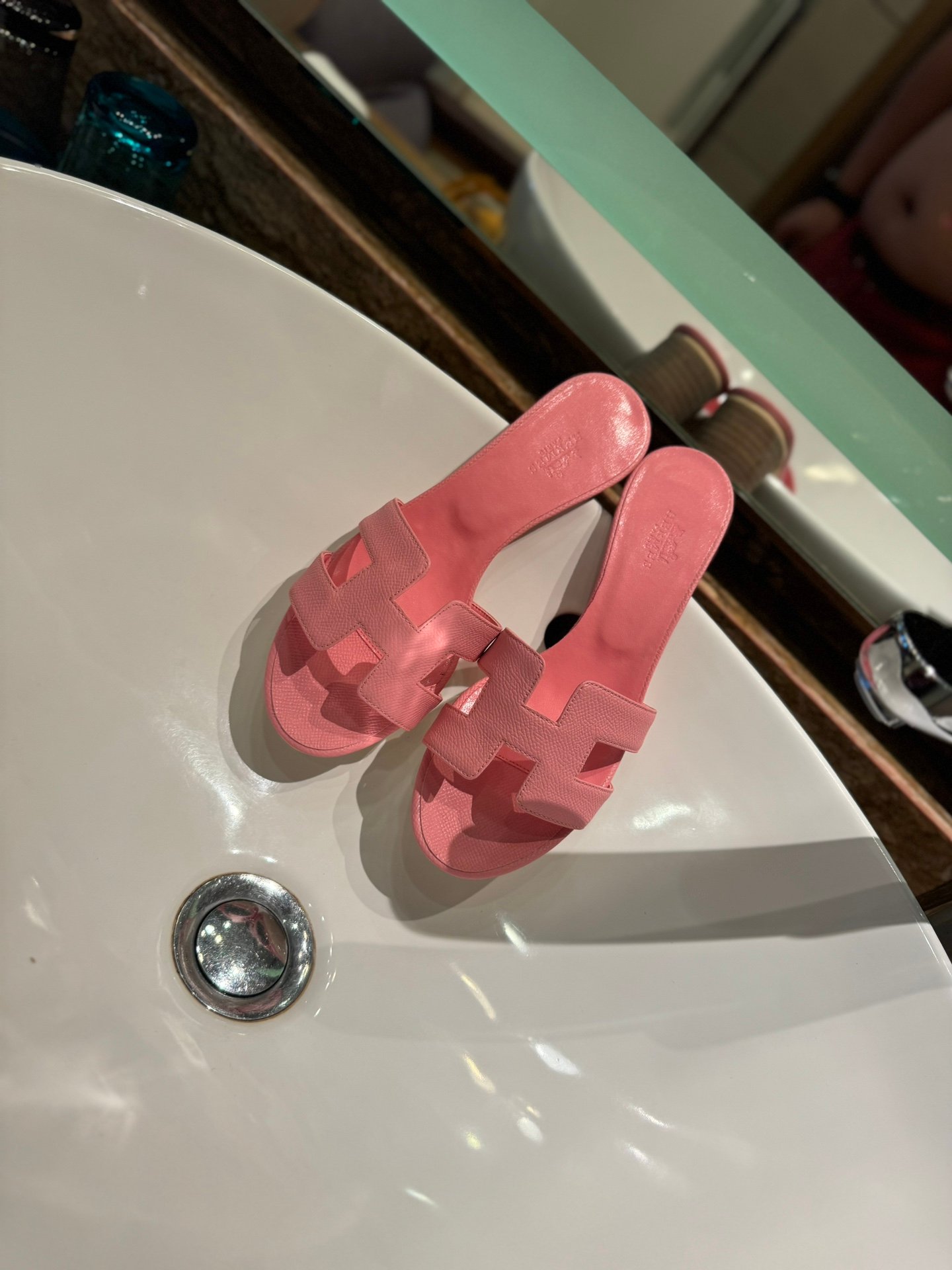 HM Oran Sandals Pink Leather - Sandals - Image 6