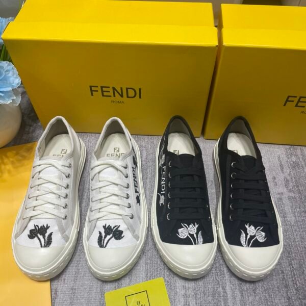 FD Flowery Canvas Sneakers - Sneakers