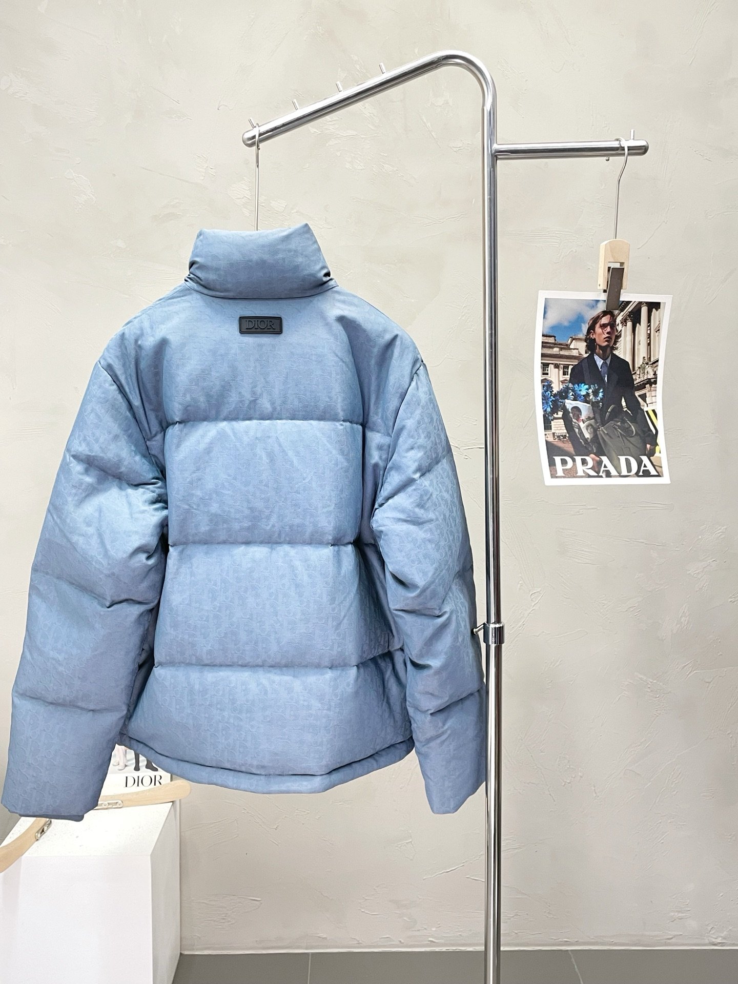 CD CD Oblique Puffer Jacket 46 Blue - Jacket - Image 2