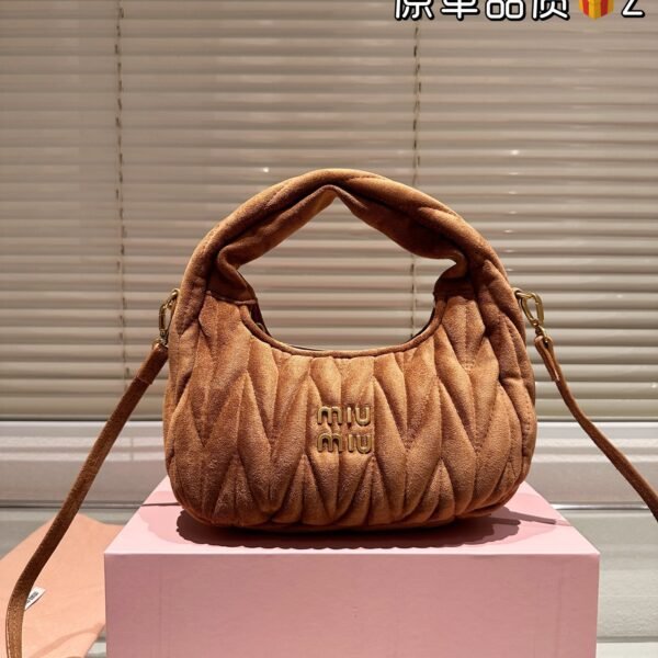 MIU Wander Matelassé Suede - Bag