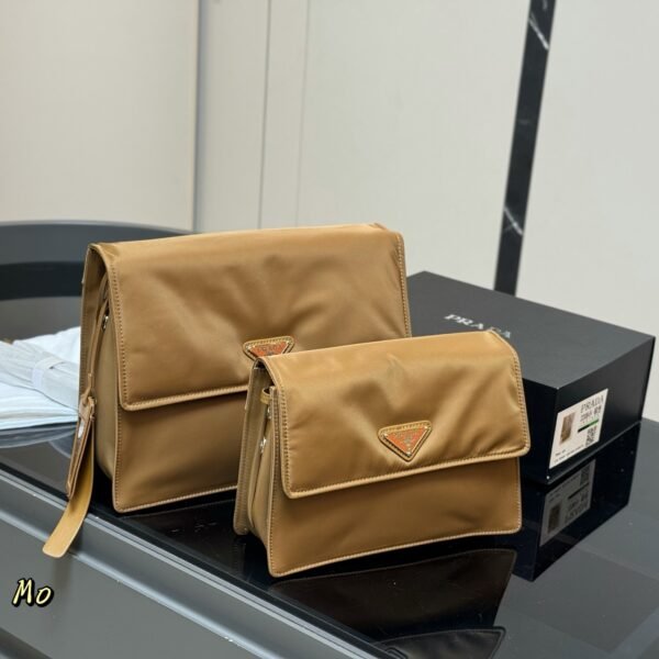 PR Re-Nylon Pouch Beige Nylon - Bag