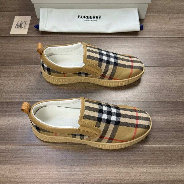 BBR Vintage Check Slip-On Beige Check - Sneakers
