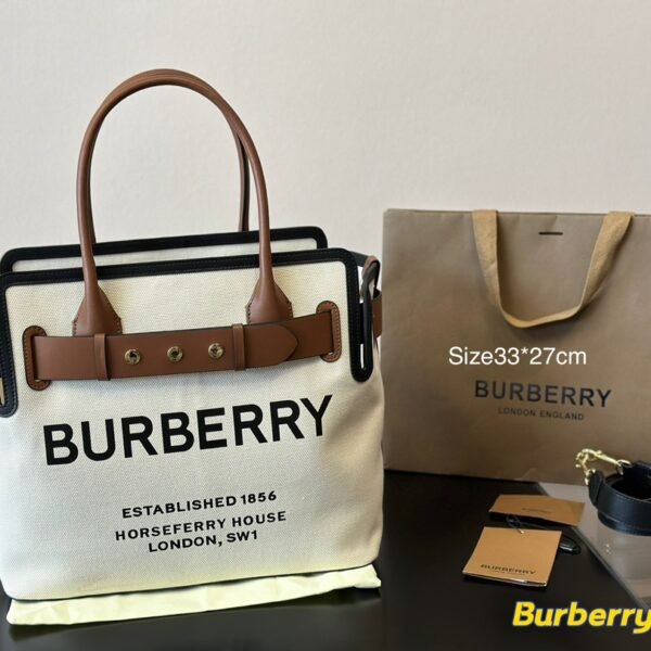 BBR Title Vintage Check and Leather Beige/Black - Bag