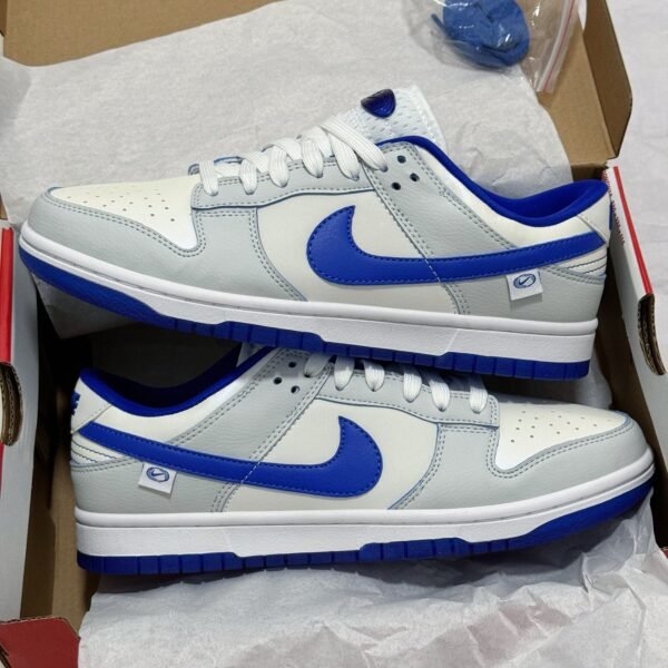 NK Dunk Low Jackie Robinson White/Blue - Sneakers