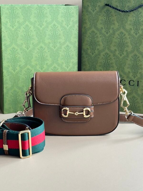 GG Horsebit 1955 Brown Leather – Tasche