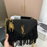 YSL Kate Tassel Black Suede – Bag