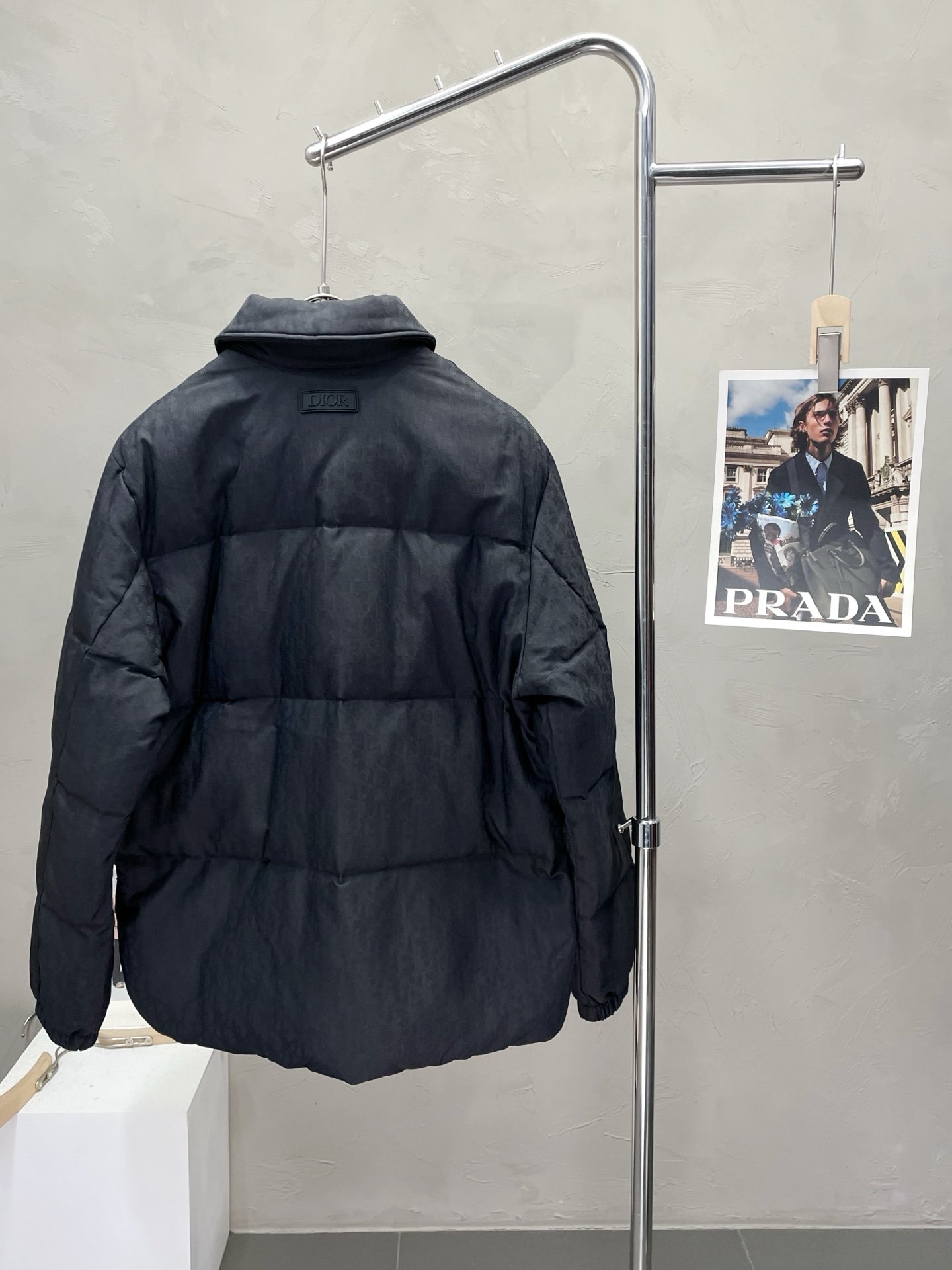 PR Re-Nylon Puffer Jacket 46 Blue/Black - Jacket - Image 4