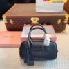 MIU Bowling Bag Black, Brown, White Leather - Bag