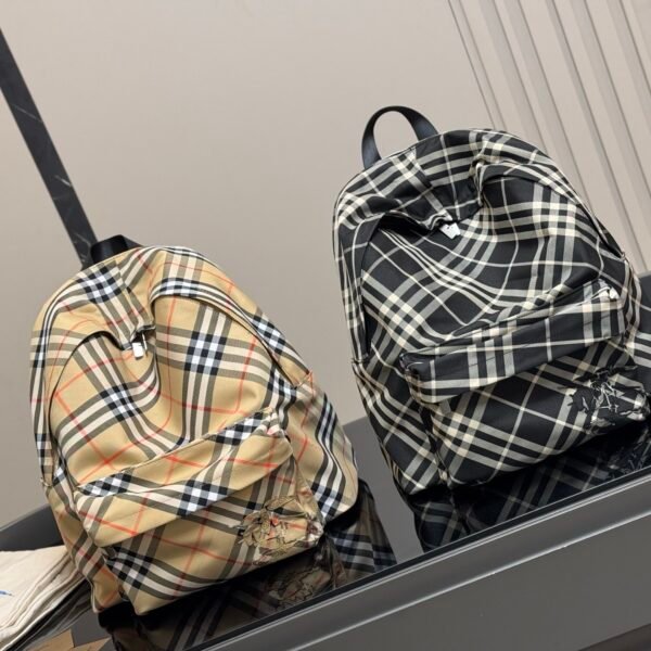 BBR Vintage Check Backpack Beige Check - Backpack