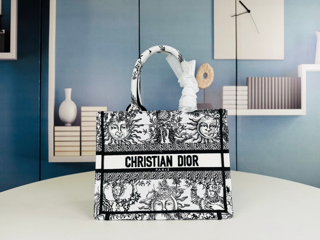 CD Book Tote Small Toile de Jouy - Bag