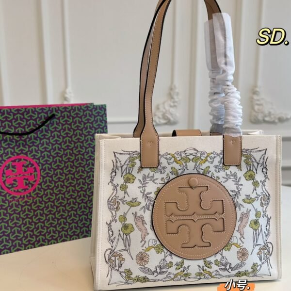 TB Nylon Canvas Tote Bag