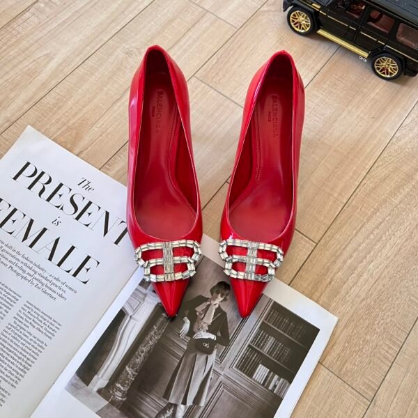 BAL Diamond BB Buckle Pumps - Heels