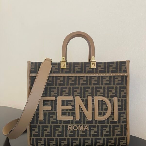 FD Sunshine Shopper Medium FF Canvas - Bag