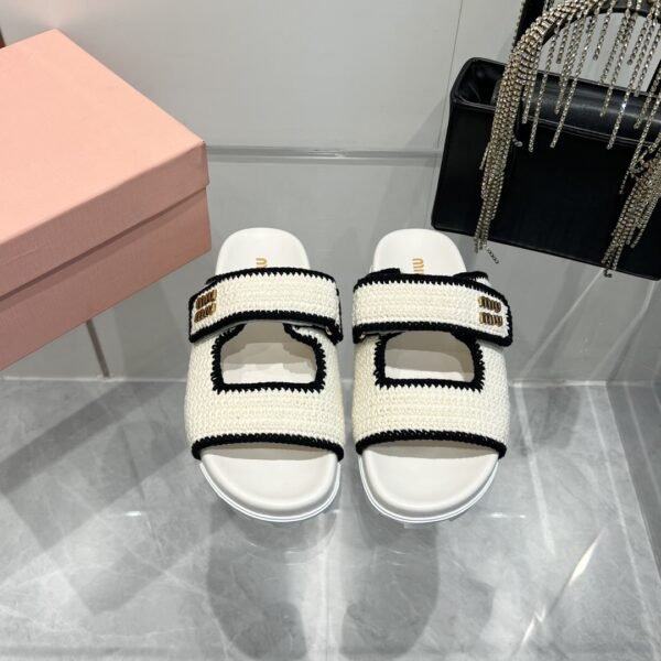 MIU Velcro Sandals - Slides