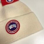 CG Arctic Disc Ribbed Beanie White Wool – Cappello