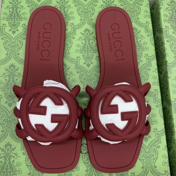 GG Rubber GG Slide Sandals - Slides