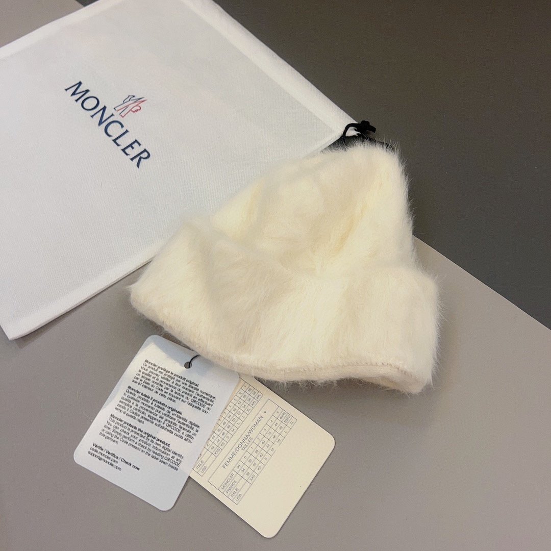MCL Fur Beanie White - Hat - Image 4