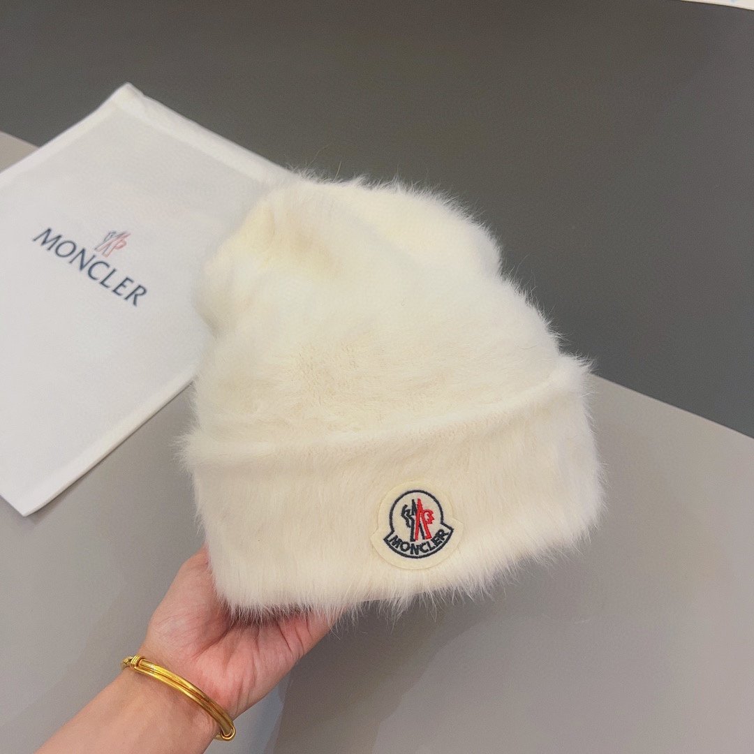 MCL Fur Beanie White - Hat - Image 5