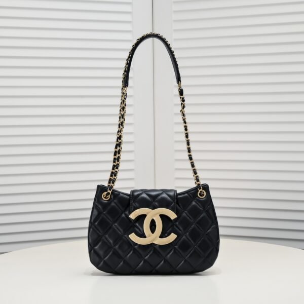 CC 19 Flap Small Black Leather - Bag